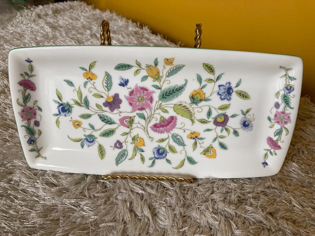 MINTON HADDON HALL プレート5枚 Minton Haddon Hall Serving Tray Bone China Floral 11