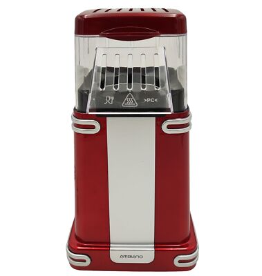 Popcornmaschine rot Popcornautomat Heißluft Popcorn Maker 900W Popcornmaker