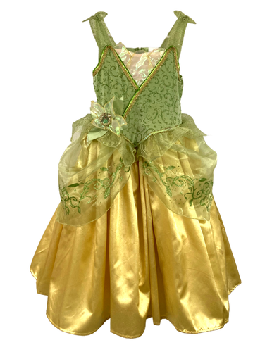 Disguise Disney Tiana Girls Princess & The Frog Child Halloween Costume Dress - 第 3/6 張圖片