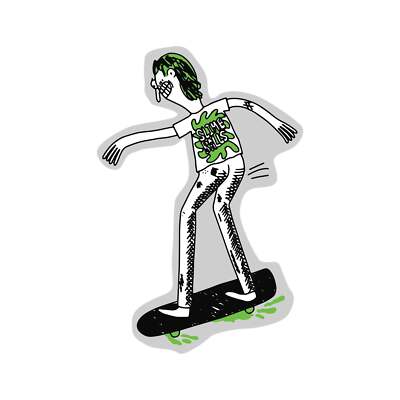 SLIME BALLS JAY HOWELL ''SLIME MISFIT'' 2.25'' x 3.5'' STICKER