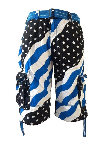 Pantalon Shorts corto Bandera Americana Focus. Talla 44-ES. Importado de USA