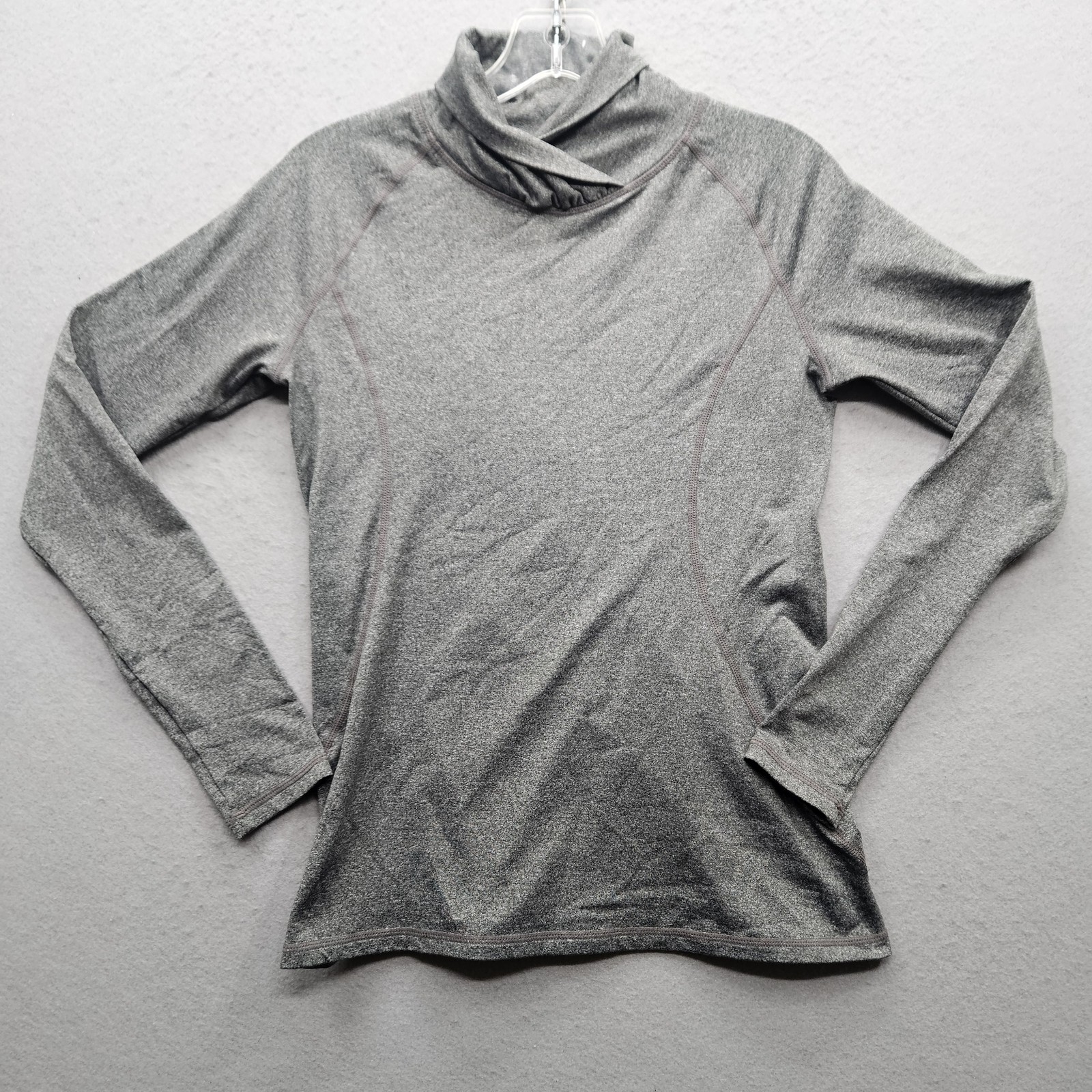 Layer 8 Performance Women's Small Gray Turtle Nec… - image 1