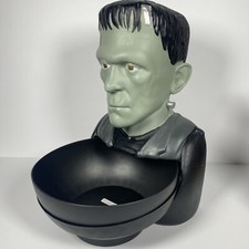 Universal Monsters Frankenstein Animated Halloween Candy Bowl Gemmy