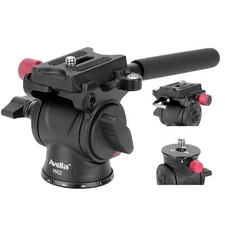 Avella Tripod Fluid Head Pan Tilt with Arca Quick Release Up to 6.6lb Load