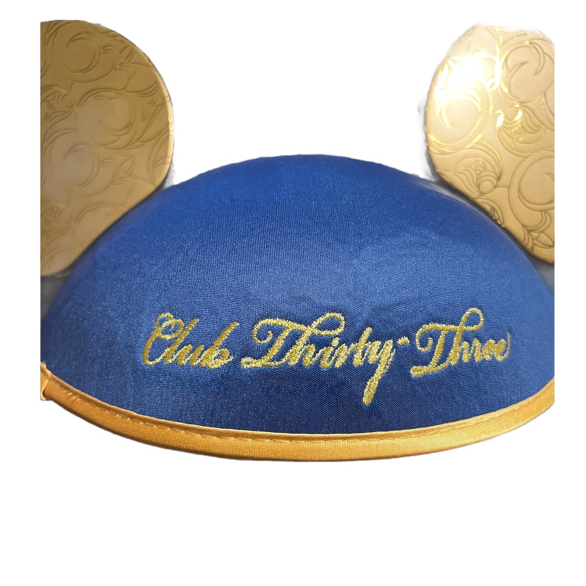 Disney Club 33 Blue Gold Ear Hat | eBay display picture 2