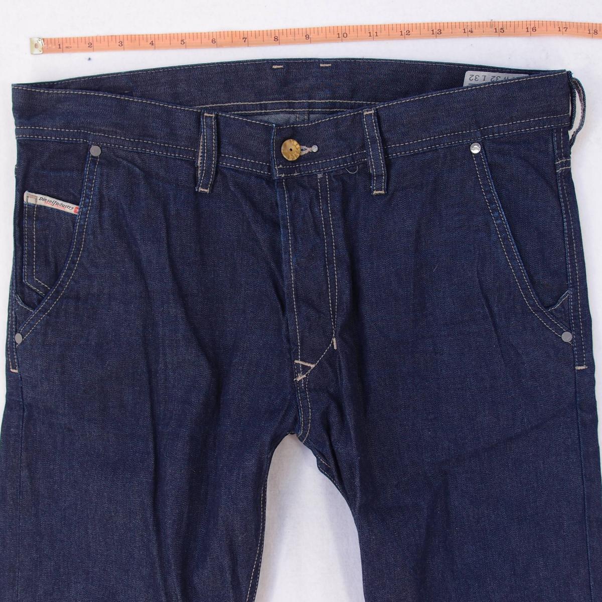 Mens Diesel KAKEE 0802A Slim Tapered Blue Jeans W33 W32 L32