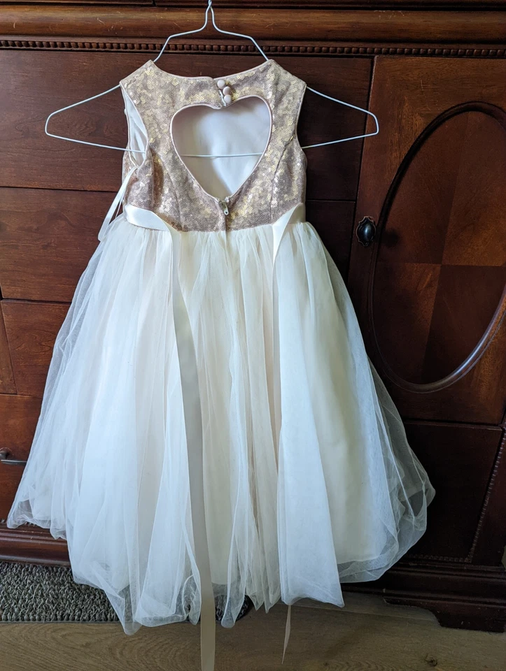 Vestido de novia niña flor David's 3t Foto 2 de 4