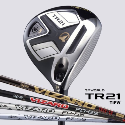 HONMA Tour World TR21 Fairway Wood TiFW 3W Vizard FD-6 Graphite