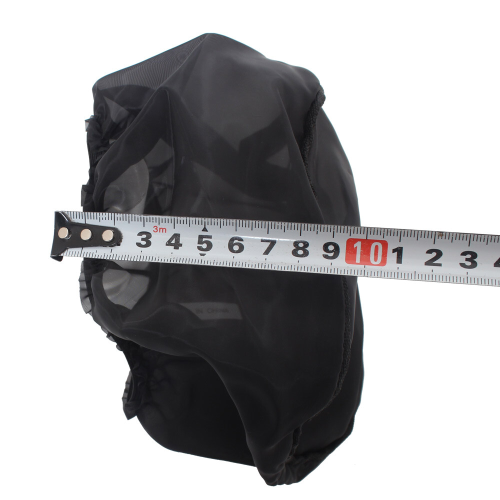 Black Air Filter Cleaner Rain Sock Dustproof Protective For Harley Touring Dyna