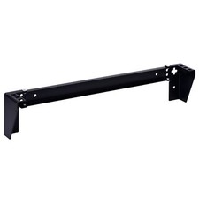 1U Vertical Wall Mount Rack - Heavy Duty 125lbs Capacity Vertical Mounting Br...