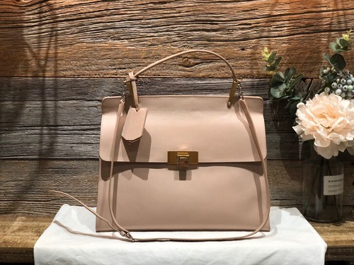 AUTH BALENCIAGA LE DIX CARTABLE LEATHER BEIGE PINK BAG | eBay