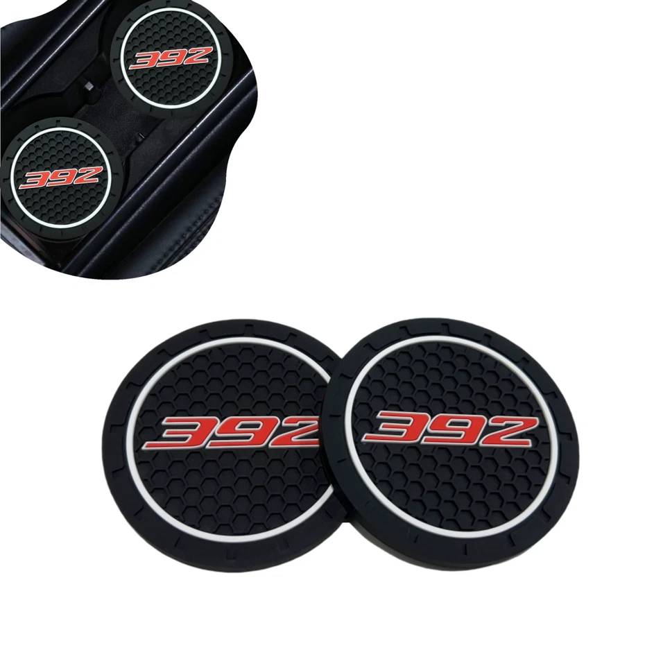 Porta-copo de carro 2 peças montanha-russa compatível com carregador Challenger Durango 300C 392  - Imagem 3 de 4