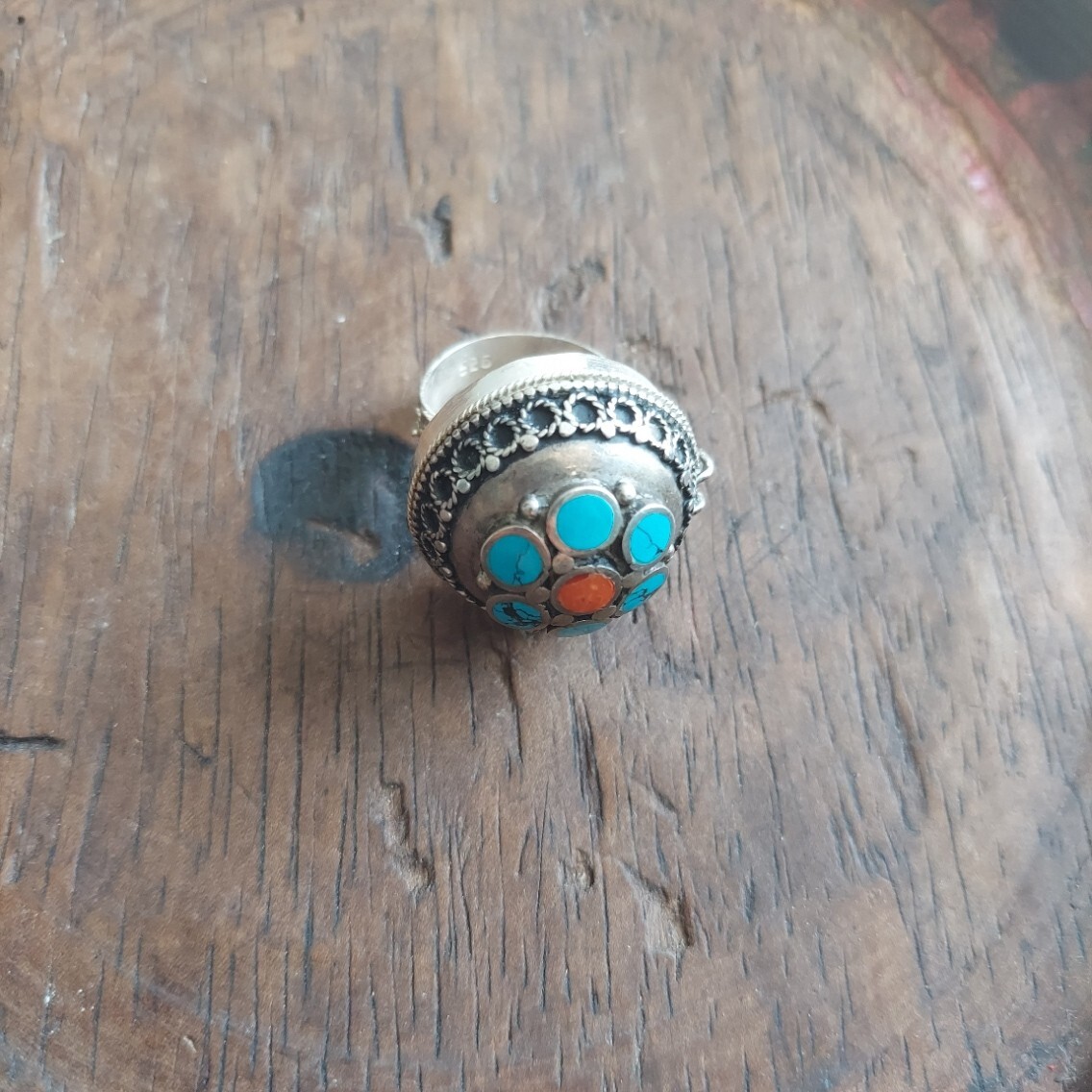 Poison Silver Locket Ring - image 3