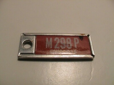 OHIO 1966 DAV DISABLED AMERICAN VETERAN MINI AUTOMOBILE CAR LICENSE PLATE TAG