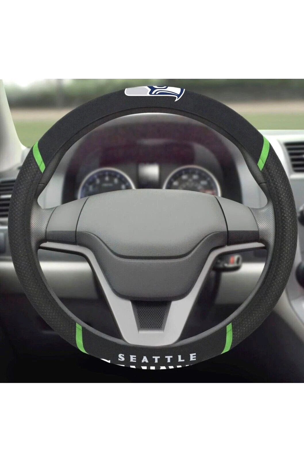 Football Seattle Steering Wheel Cover