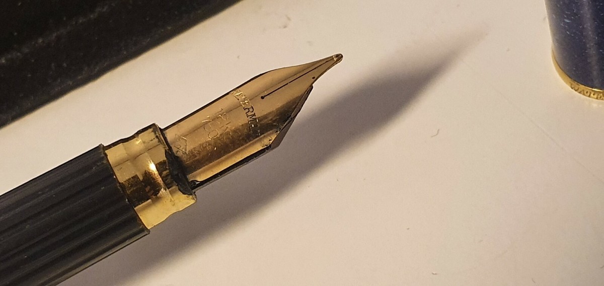 Stylo Plume Et Bille Waterman - Plume En Or 18 Carats, Parure Vintage Ou D'occasion, Luxe Et écriture