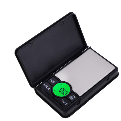 0,01G - 200G Digitale Waage Taschen Mini Taschenwaage mit schwarz beleuchtetem LCD
