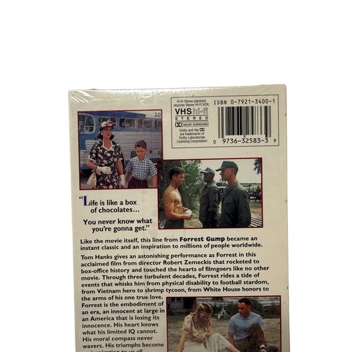 Forrest Gump VHS Movie 1995 Full Screen Edition Tom Hanks Oscar Best Picture - Picture 6 of 12