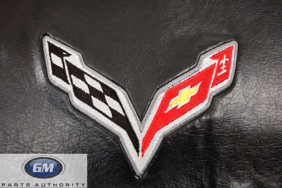 Bolsa de almacenamiento de panel de techo extraíble Corvette C7 2014-2019 23148691 negra con logotipo original Foto 3 de 4