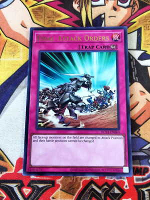 Letzte Angriffsbefehle kc01-de060 (NEU) Ultra Rare Yu-Gi-Oh!