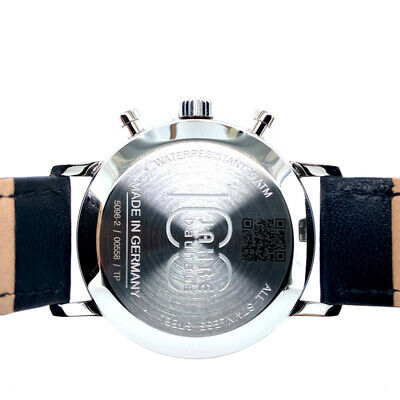 Men's watch Iron Annie Bauhaus Chronograph ETA G10.212 Steelcase, 5096-2,  black | eBay