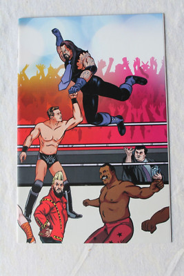WWE  #4 F Royal Rumble Connecting Variant Boom Studios VF New Comic Wrestling