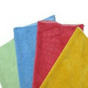Claire Wipe Cloth Blue, Microfiber, 16" Length x 16" Width | 12/Pack - Picture 1 of 1
