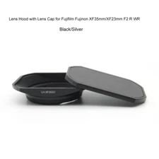 Lens Hood LH-JXF35S II + Lens Cap Set for Fujifilm Fujinon XF35mm/XF23mm F2 R WR