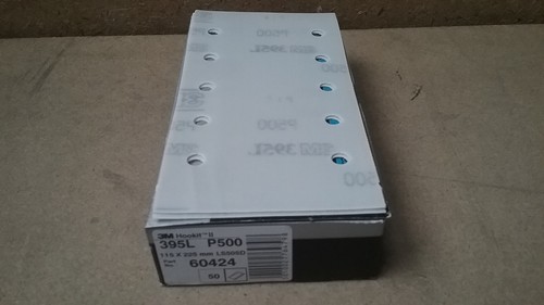 P500 60424 Hookit II Strips 115 x 225mm Box (50) 10 holes Sanding Sheets - Picture 2 of 3