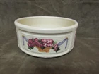 1920's Weller Art Pottery Floral Design Cream Ware Low Round bowl Vase