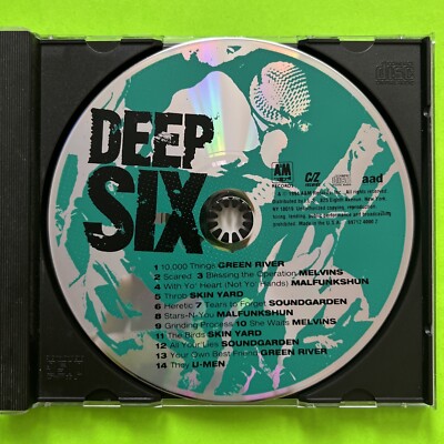 DEEP SIX C/Z RECORDS COMPILATION CD 1985/1994 RARE REISSUE