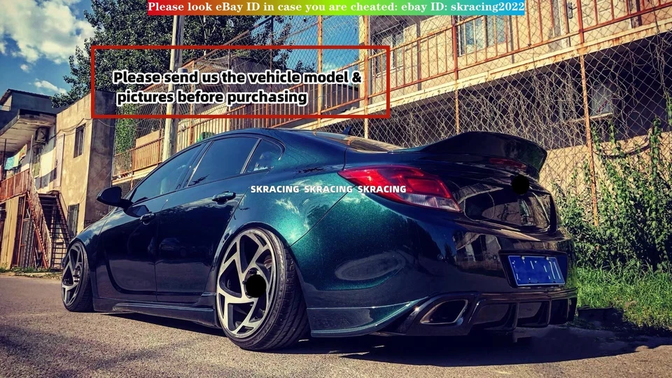 Спойлер закраина заднего крыла багажника из настоящего углеродного волокна для Buick Regal GS GSI 2011-2017 - Изображение 4 из 4