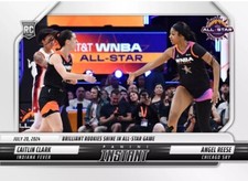 Caitlin Clark Angel Reese 2024 Panini Instant #164 All-Star Game Rookie QTY