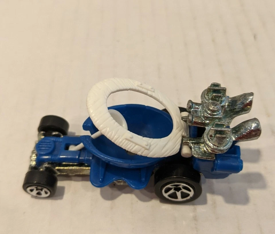 Juguete Malasia de metal fundido a presión Hot Wheels Blue Hot Seat 1997 vintage Foto 4 de 4