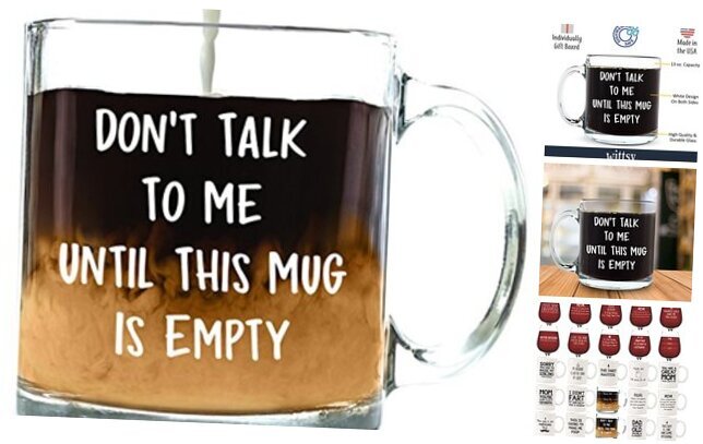 Don't Talk To Me Funny Coffee Mug - Best Christmas Gifts for Men, Women,