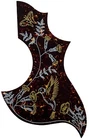 For Gibson Hummingbird Acoustic Guitar Self-Adhesive Pickguard Brown Tortoise