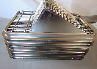 Lot of 10 Ancare Rodent Rat Mouse Lab Cage Stainless Insert Top Cover ...