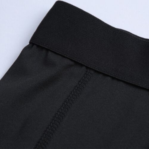 Men's Basketball Single Leg Tight Sports Pants 1/2 One Leg Compression Pants US - Picture 9 of 15
