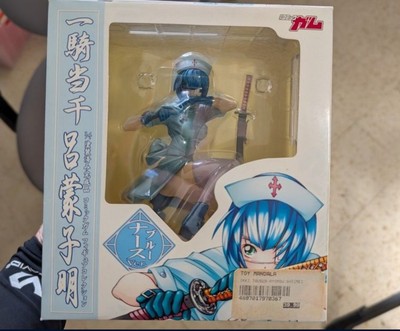 Ikki Tousen Ryomo Shimei Cerberus ver nurse blue Figure Rare Anime Manga