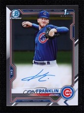 2021 Bowman Chrome Prospects Auto Kohl Franklin #CPA-KF Auto 7q2