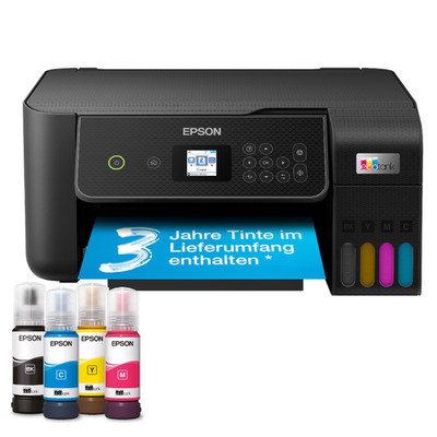 Epson Drucker EcoTank ET-2875 (Generalüberholt) 3-in-1 Multifunktionsgerät WLAN