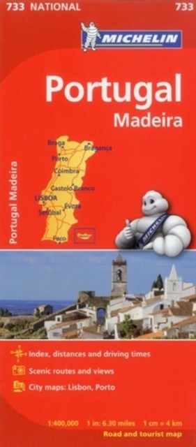Portugal & Madeira - Michelin National Map 733 by Michelin (Sheet map, folded)
