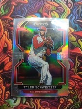 2022 Panini Prizm Draft Picks - Silver Prizm #PDP161 Tyler Schweitzer (RC)