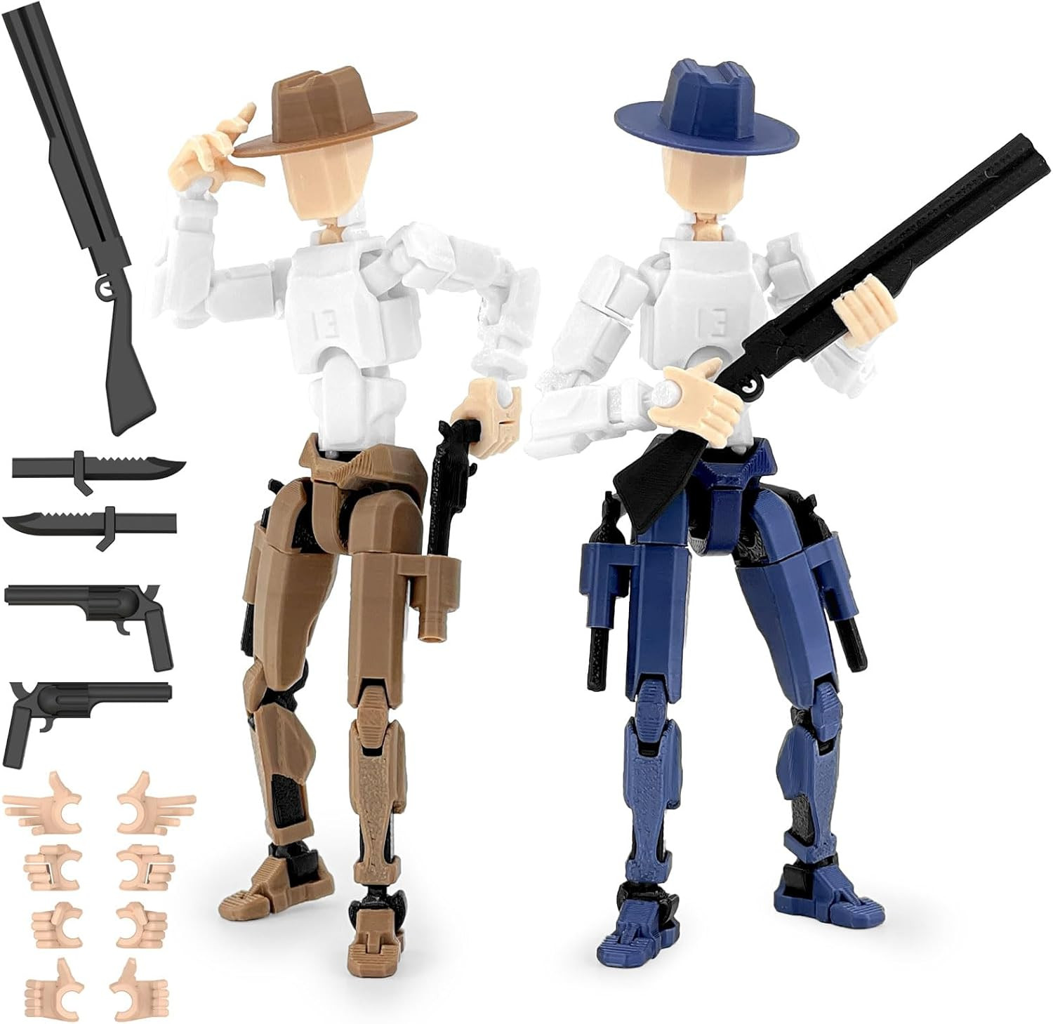, Cowboy Already Assembled T13 Action Figures For Boys, 2-