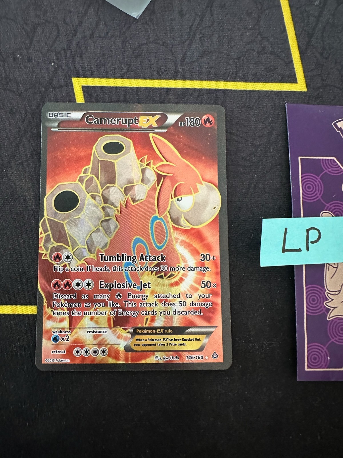 Pokémon TCG Camerupt EX 146/160 XY Primal Clash Full Art 2015 305💎LP💎