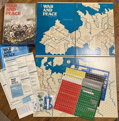 PUNCHED 1980 War and Peace Board Game Avalon Hill 827
