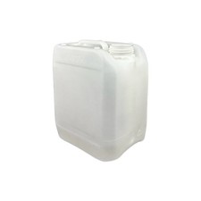 6 x 5 Litre Natural HDPE Stackable Jerry Can Drum Container 245g  51mm Caps NEW