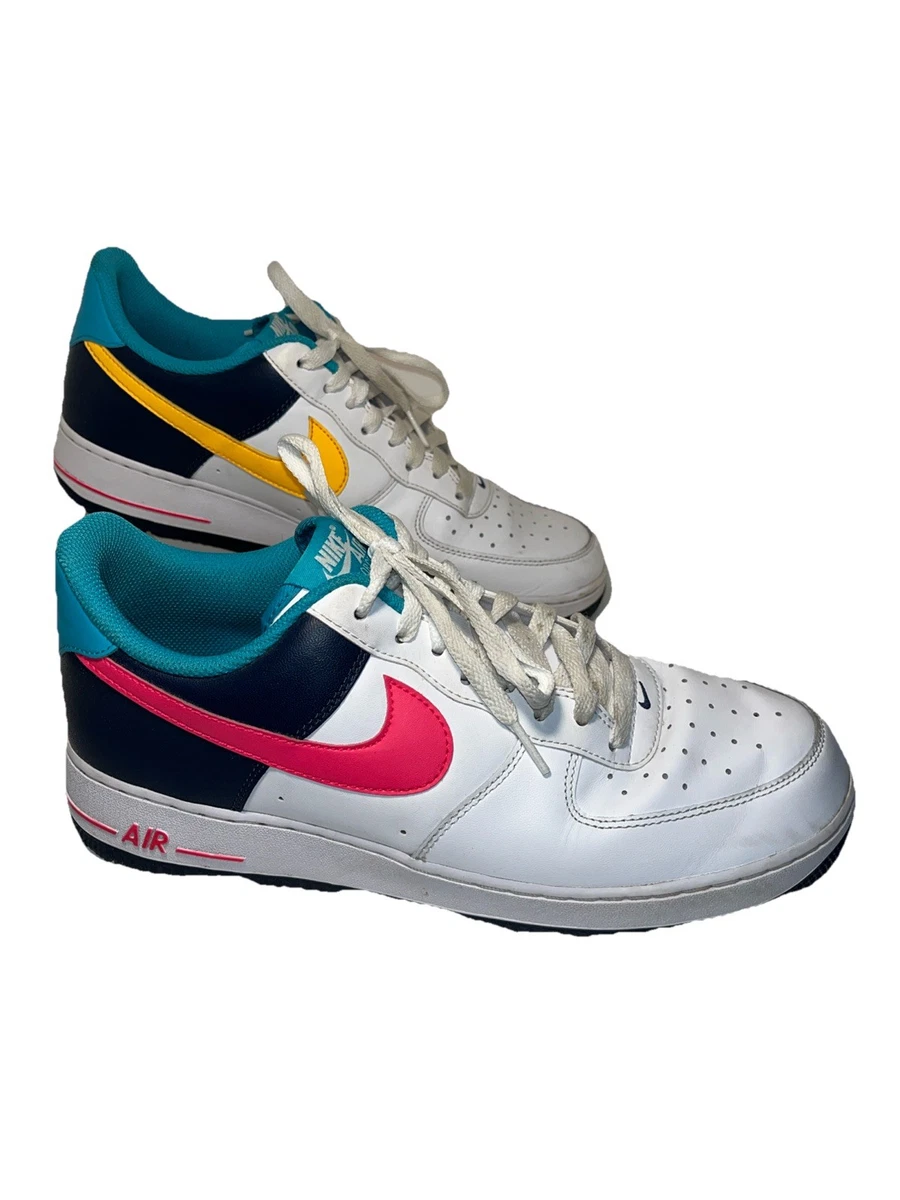 Nike Air Force 1 Low White Bright Blue Green - огромный выбор по