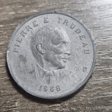 Shell Canada Pierre E Trudeau Canada Prime Minister (1968) Parliament Token