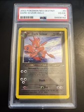 2002 Pokemon Neo Destiny Dark Scizor-Holo PSA 4